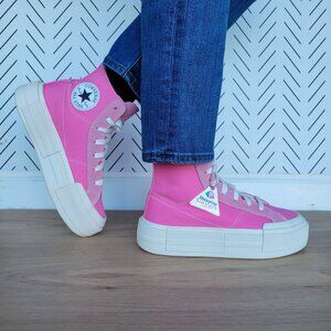 ⭐Converse Chuck Taylor Cruise Hi 8.5 Women Shoes Pink Platform Sneakers A07569C
